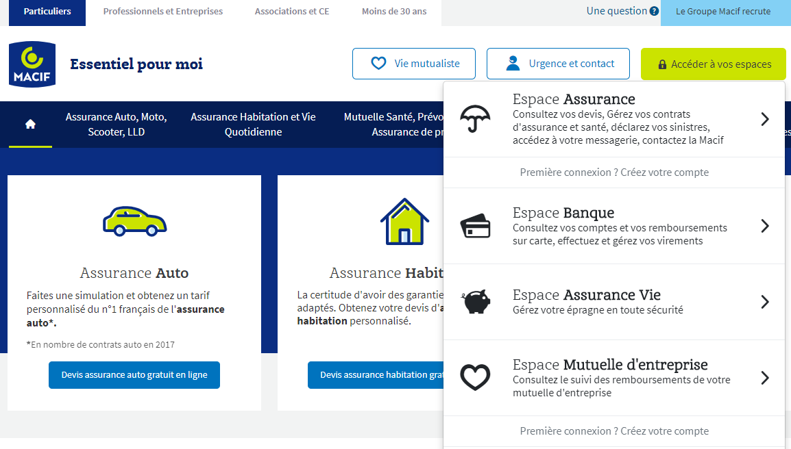 obtenez un devis auto rapide avec macif en quelques clics. comparez les offres et trouvez la formule d'assurance auto qui vous convient le mieux, le tout en toute simplicité.